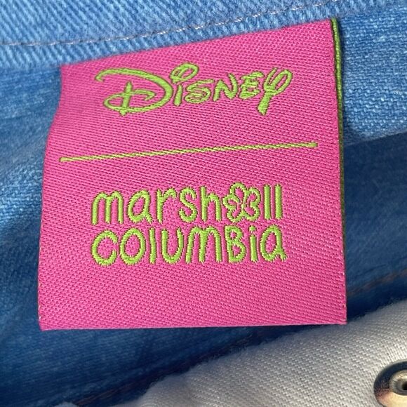 Marshall Columbia Disney Little Mermaid High Waisted Denim Embroidered Shorts S - Picture 9 of 16